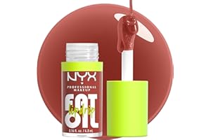 Nyx Professional Makeup Nawilżający błyszczyk do ust, intensywny połysk i pielęgnacja do 12 godzin, z grubym aplikatorem, olejki odżywcze, krople do ust z tłuszczu, kolor: Splash of Cream, 1 sztuka