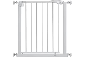 KIDIZ® Griglia di protezione per porte e scale, per bambini, senza forature, orientabile su entrambi i lati,