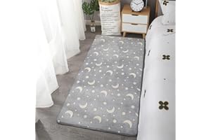 Stillshine. Luminosa Alfombra Caballos Estrellas Luna Geometría Alfombra de Felpa Sala de Estar Niños Alfombra Mullida el Piso Mesita de Noche Hogar Sofá Almohadilla Rosado Gris (Geometría,80×120 cm)