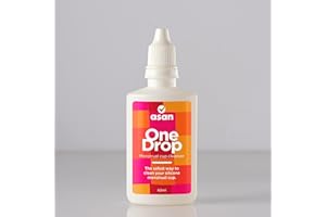 Asan OneDrop Menstrual Cup Cleanser, 60 ml | A Natural & Safe Way to Wash Your Cups | Portable Travel Bottle for Hygiene On The Go | Steriliser to Remove Odour & Stains | Eco-Friendly Period Product