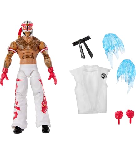 WWE Rey Mysterio Action Figure Elite Collection – Greatest Hits – Giocattolo Da 15 Cm