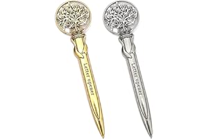 HAOBIN Metall BrieföFfner Edel Letter Opener Umschlagmesser Retro UmschlagöFfner Messer BriefumschlagöFfner Messer BrieföFfner Mit Gravur BrieföFfner Zum öFfnen Von BriefumschläGen,BüRomaterial