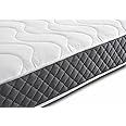 Wilson Beds - Basic Memory Foam and Spring Mattress With Black Border Approx 6.5 Inch Deep. Medium Soft (5ft King Size (152 x 200cm))
