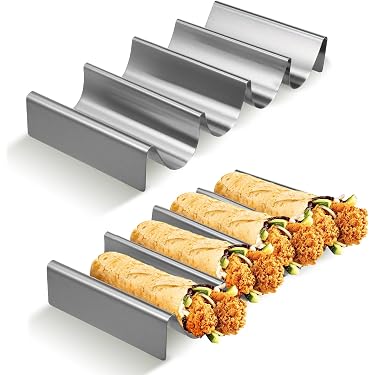 Snackwelle 7 Ablagen Brötchenhalter Baguette Hotdog Halter Edelstahl