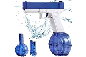 SURPZON Electric Water Gun, Automatic Watergun Water Pistol Aqua Blaster, Long Range Water Sprayer Squirt Guns For Kid Adult, Summer Pool Beach Party Toys Gifts