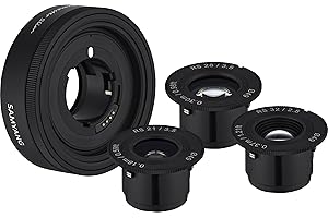 Samyang - Remaster Slim AF - DREI Brennweiten – 21 mm, 28 mm und 32 mm – mit einem einzigen Linsenmodul - Sony FE