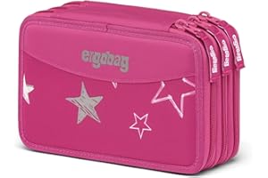 ‎ERGOBAG ergobag Maxi Mäppchen Set 40-Teilig, Lyra Bunt- und Filzstifte, Kleingeld Fach, Lineal, Schere