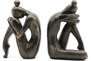 Lukitas Einzigartige dekorative Buchstützen für Mädchen, Heimbüro, Bücher, Regale, Stopper, Halter, rutschfeste Buchstopper, kreative Schreibtisch-Ornamente für Arbeitszimmer, Hotel, Büro, Regale,