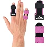 supregear Finger Splints, Pack of 2 Universal Straightening and Supporting Broken Fingers and Trigger Finger Splints, for Med