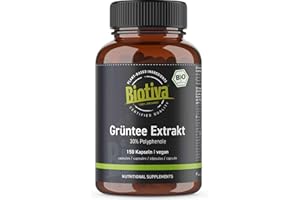 ‎BIOTIVA Biotiva Bio Grüntee Extrakt Kapseln - 30% Polyphenole - 150 Kapseln