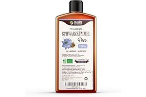 PLANÈTE AU NATUREL Bio Schwarzkümmelöl - 150 ml - 100% Bio, Rein, Natürlich & Kaltgepresst