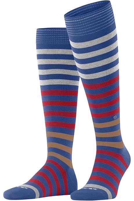 Chaussettes Burlington Preston Argyle - Taille Unique 40-46 - Motif Losange Rétro - Cadeau Homme