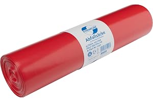Deiss Premium 11021 papperspåsar 700 x 1100 mm, 60, röd (paket med 25)