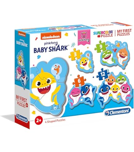 Official Baby Shark's Big Show Stacking Blocks 10 Numbered