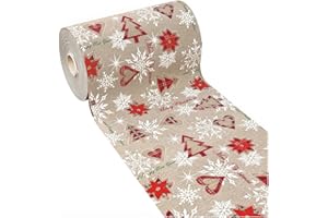 emmevi Alfombra de cocina navideña, antideslizante, alfombra para fiestas, modelo EVOQUE Navidad (B) 52 x 280