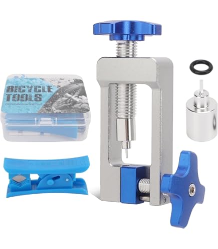 ZXNJA Fahrrad Werkzeug Set - Schaltauge Richtwerkzeug Mit Hydraulikschlauchschneider