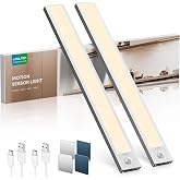 LROLTEF Aluminium Cabinet Lighting Kitchen LED Lamp with Motion Sensor, 30 cm, 4000K