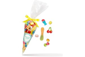 ‎DER ZUCKERBÄCKER Gute Laune Tüte, 400g Süßigkeiten-Tüte Fruchtgummis und Kaubonbons, für die extra Portion Gute Laune