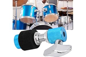 UFOLET Replacement Jazz Drum, Hi‑Hat Clutch, Blue Percussion Instrument Parts for Standard Jazz Drum Hi-hats(blue, pink)