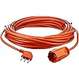 BTicino S2515X40 Prolunga Elettrica, cavo H05VV-F 3x1,5mmq lungo 15 metri, con Spina Grande 16 A e Presa Schuko, 250 V, color