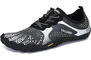 SAGUARO Mężczyźni Kobiety Antypoślizgowe Fivefingers Minimalistyczne Buty Barefoot, Gr 36-48 EU