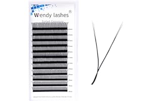 WENDY LASHES Y Lashes Extension Ciglia 2d Premde Fans 0.07mm D Curva 10mm Volume Russo Ciglia a Ciuffetti Naturali Lash
