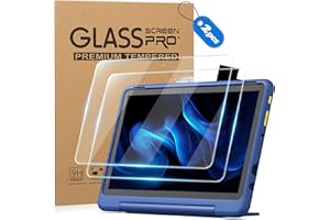 JJKOL Pack of 2 Screen Protectors for Amazon Fire HD 10 Kids Pro Tablet, Blue Light Block, 9H Hardness, 10.1 Inch, for HD 10/10 Plus/10 Kids/10 Kids Pro (11th/13th Gen, 2021/2023 Release)