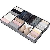 LAJIAKE Set of 8 Drawer Organisers, Suitable for PAX Wardrobe, 100 x 58 cm, Foldable Drawer Insert for Clothes & Children's C