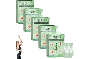 JILEON STDEI GLP-1 Orale Lösung (7 Stk/Pack), Professional STDEI GLP-1 Oral Solution, GLP1 orale flüssigkeit, Natürliche Pflanzenextrakte für Frauen & Männer (5 Pack)