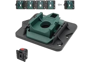 SLE ENGINEERING SLE profesjonalny uchwyt na akumulator do Bosch 18 V POWER FOR ALL PBA Home & Garden akumulator uchwyt ścienny uchwyt ścienny zielony