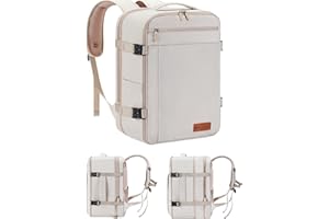 MOCOCITO Zaino Ryanair Wizzair 40x30x20,Zaino da Viaggio Espandibile 24-30L Porta PC Laptop 15.6" Bagaglio a Mano Cabina Aereo per Vueling,Easyjet Compatto Leggero Donna Uomo Daypack Casual Lavoro