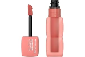 Maybelline New York Teddy Tint, Tinta Labbra A Lunga Tenuta, Effetto Matte Vellutato, Tenuta 12H, Formula Stratificabile, Superstay, Tonalità: Current Mood 10, 5 ml