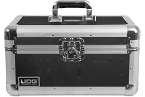 UDG Ultimate - Custodia per dischi da 7" 200, in vinile, colore: Argento