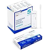 Adeste – 5 scatole test COVID 19 Tamponi Rapidi Nasali. Validato Nuove Varianti Dicembre 2023. Sensibilità 100% a carica vira