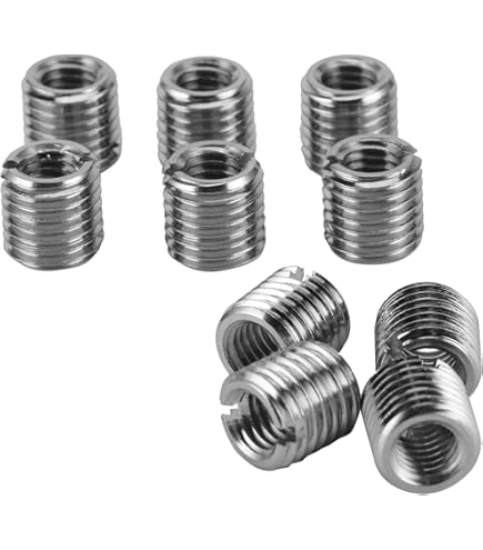 10 Pezzi Riduttori Filettati M10 A M6 - In Acciaio Inox, Per Riparazione Fori Danneggiati - Foto 2