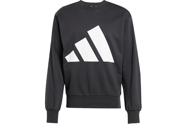adidas För Män ESSENTIALS BIG LOGO FRENCH TERRY SWEATSHIRT, Black/White, XXL