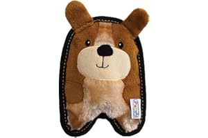 Outward Hound Invincibles Mini - gioco felpato a forma di cucciolo - per cani - marrone - XS