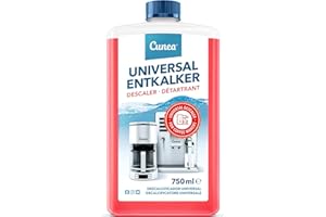 CUNEA Decalcificatore Macchine Caffe 750ml Decalcificante Anticalcare - Compatibile con DeLonghi Bosch Nespresso Krups Tassimo Seaco Durgol