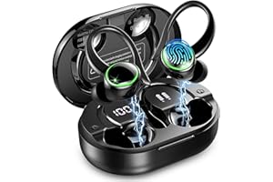 MATAST Cuffie Bluetooth, Auricolari Bluetooth 5.4, Cuffie Senza Fili con HiFi Stereo, 50 Ore Deep Bass Cuffie Wireless In Ear Cancellazione Rumore ENC e 4 HD Mics, IP7 Impermeabile Sport Cuffiette con USB-C