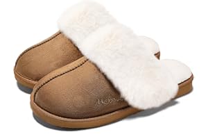 MABOVE Slippers Womens Memory Foam Suede Slippers Ladies Cosy Winter Warm Slippers Lightweight Anti-slip House Slippers