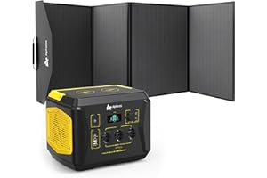 AlphaESS Solargenerator 1000 W, Tragbare Powerstation 1036 Wh mit 200 W Solarpanel, Balkonkraftwerk mit speicher Solaranlage, Stromspeicher mit 2000 W Spitzenleistung für Urlaub, Camping und Notfälle