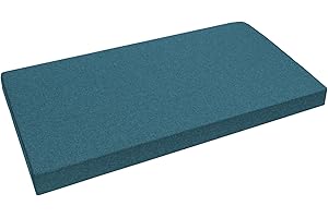 Garden Factory Bezug für Palettenkissen 120x60x10 Türkis (ohne Füllung) Palettenkissenbezug Wasserabweisend In&Outdoor Sitzkissenbezug Rückenkissenbezug