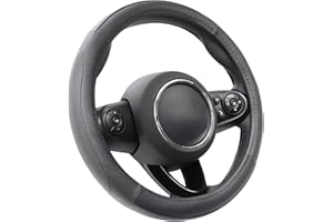 ‎COFIT COFIT Anti-Rutsch Lenkradhülle Lenkrad Abdeckung Atmungsaktiv Lenkradbezug aus Mikrofaser Leder S 35.5-36cm Schwarz
