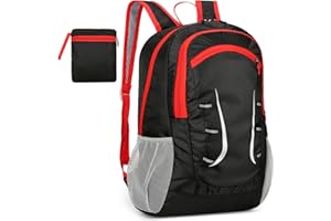 Alitifiy Lightweight Foldable Backpacks, 30L Packable Waterproof Small Hiking Bags & Packs Knapsack Daypack Handy for Men Women Ladies Kids Travel Camping Outdoor Rucksack Bag Pack