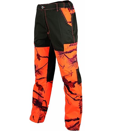 Pantalon De Chasse Percussion Savane Hyperstretch Renforcé Kaki-54
