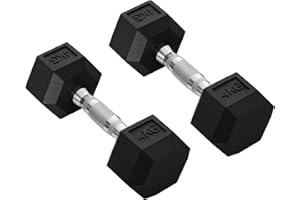 HOMCOM Hexagon Hanteln, 2er Set Hanteln mit gerändeltem Griff, Kurzhantelset aus Gusseisen, 4/5/6/8/10/12,5/15/17,5/20 Kg, Kurzhanteln für Männer Frauen, Zuhause, Fitnessstudio, Krafttraining