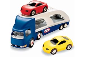 Little Tikes Grand Porte-Voitures - Grand transporteur avec 2 voitures de sport - Des heures de plaisir - Utilisation intérieure ou extérieure