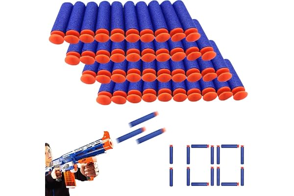Dartkulor, refillkulor, skumkulor, skumdarts, påfyllning kulor, refilldarts skum pilar, mjuka dart pilar refillkulor, påfyllning kulor skumdarts, refilldarts, blå, 100st (100)