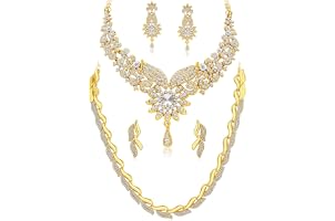 Sukkhi Traditional Gold Plated Combo Necklace Set for Women (CBNS100939)