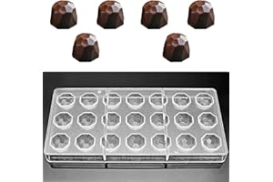 ETERSPR Moule Transparent à Chocolat, Moule à Bonbons en Plastique Transparent, pour Faire des Bonbons Sphériques, du Chocolat, des Collations pour Gâteaux(Forme Football)